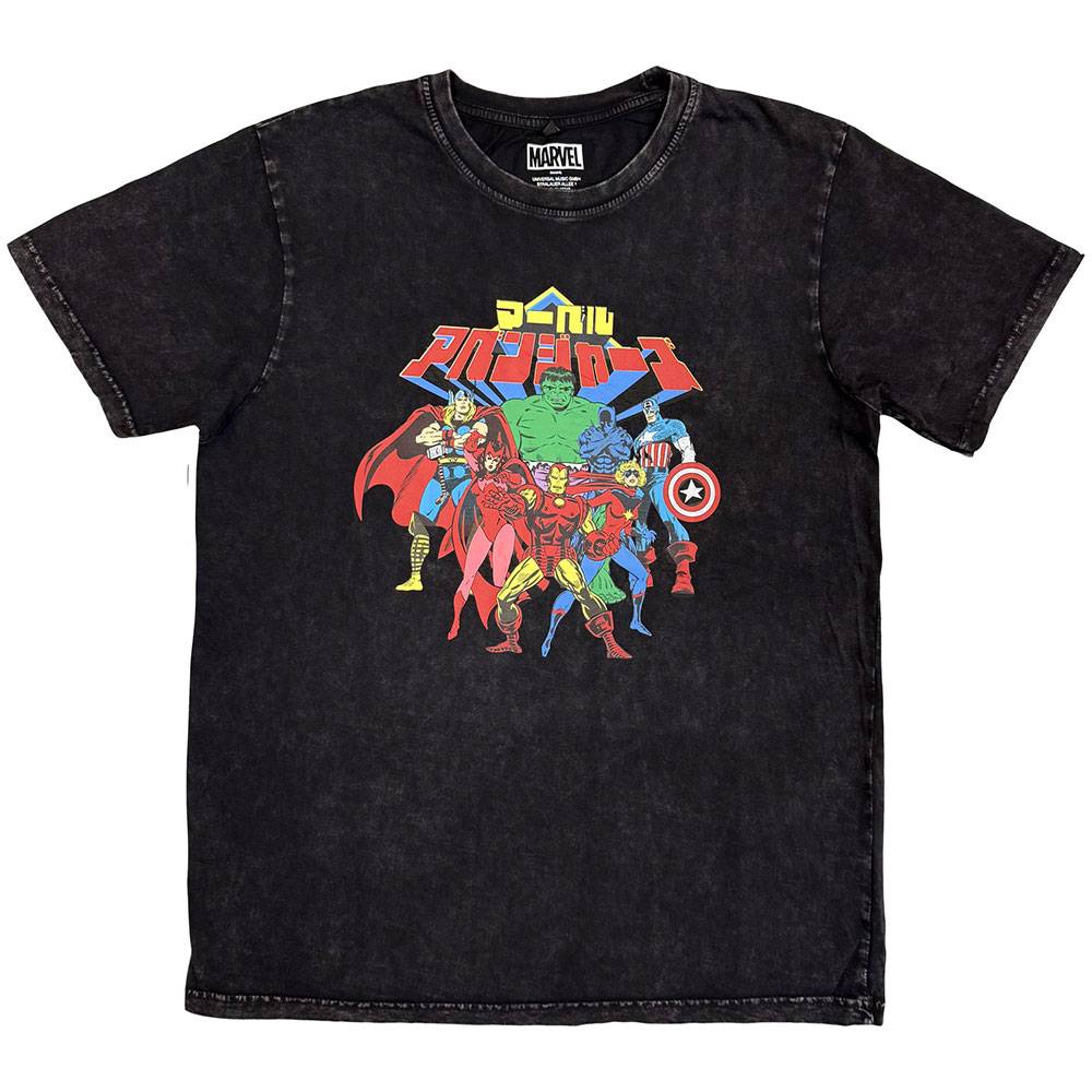 Marvel The Avengers - Japanese Tshirt Homme - Noir